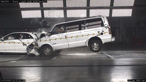 rear impact crash test speed|rear end crash test video.